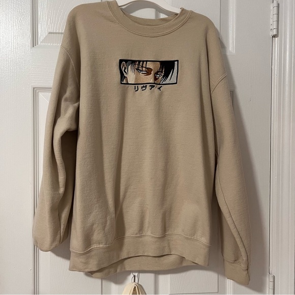 UNISEX Fan Made Levi Ackerman Pullover Sweater - Picture 1 of 5
